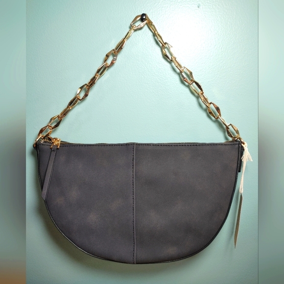 Universal Threads Black Crescent Style Chain Link Shoulder Bag - Picture 1 of 11